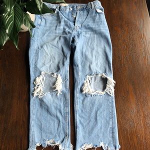 We the Free Distressed Jeans Size 27 Free People